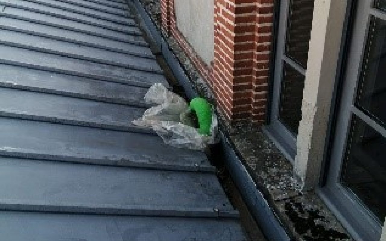 Réhabilitation d'une descente d'eau pluviale à la mairie de Lavaur - 5