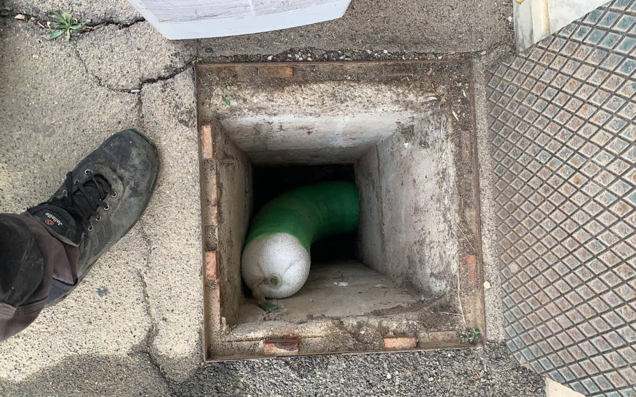 Réparation d'une canalisation enterrée par chemisage, rue de Tarbes à Toulouse - 3