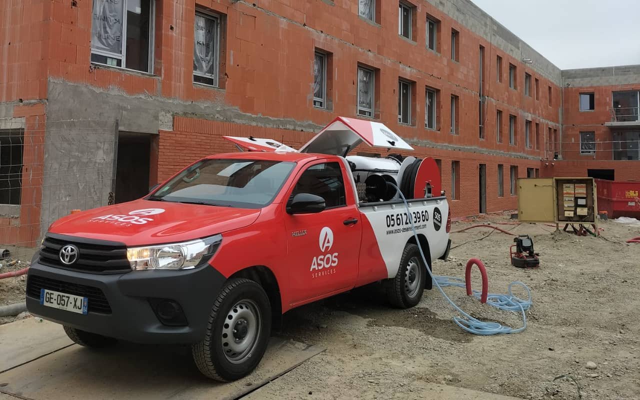 Curage des réseaux d'eaux usées et pluviales d'une résidence en cours de construction - 3