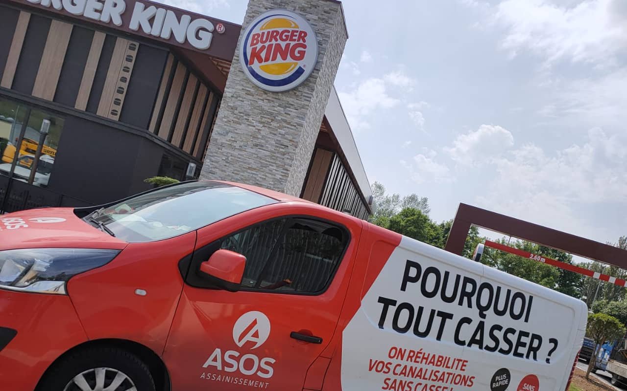 Inspection vidéo par caméra des canalisation du Burger King d'Aurillac - 1