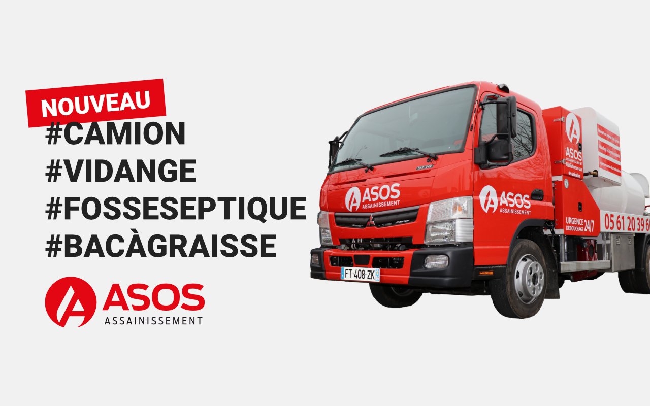 Nouveau camion de vidange de fosse septique et bac à graisse