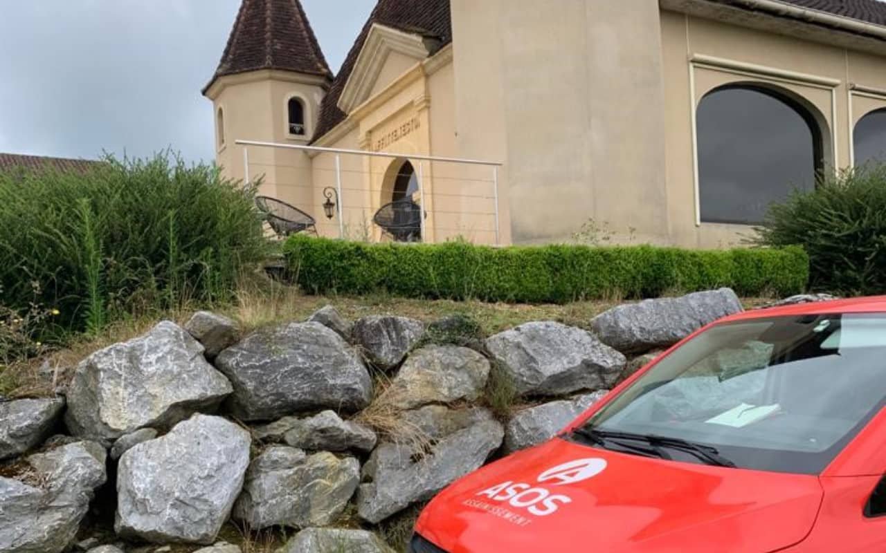 Réhabilitation d'une canalisation enterrée au château Laffite Teston - 1