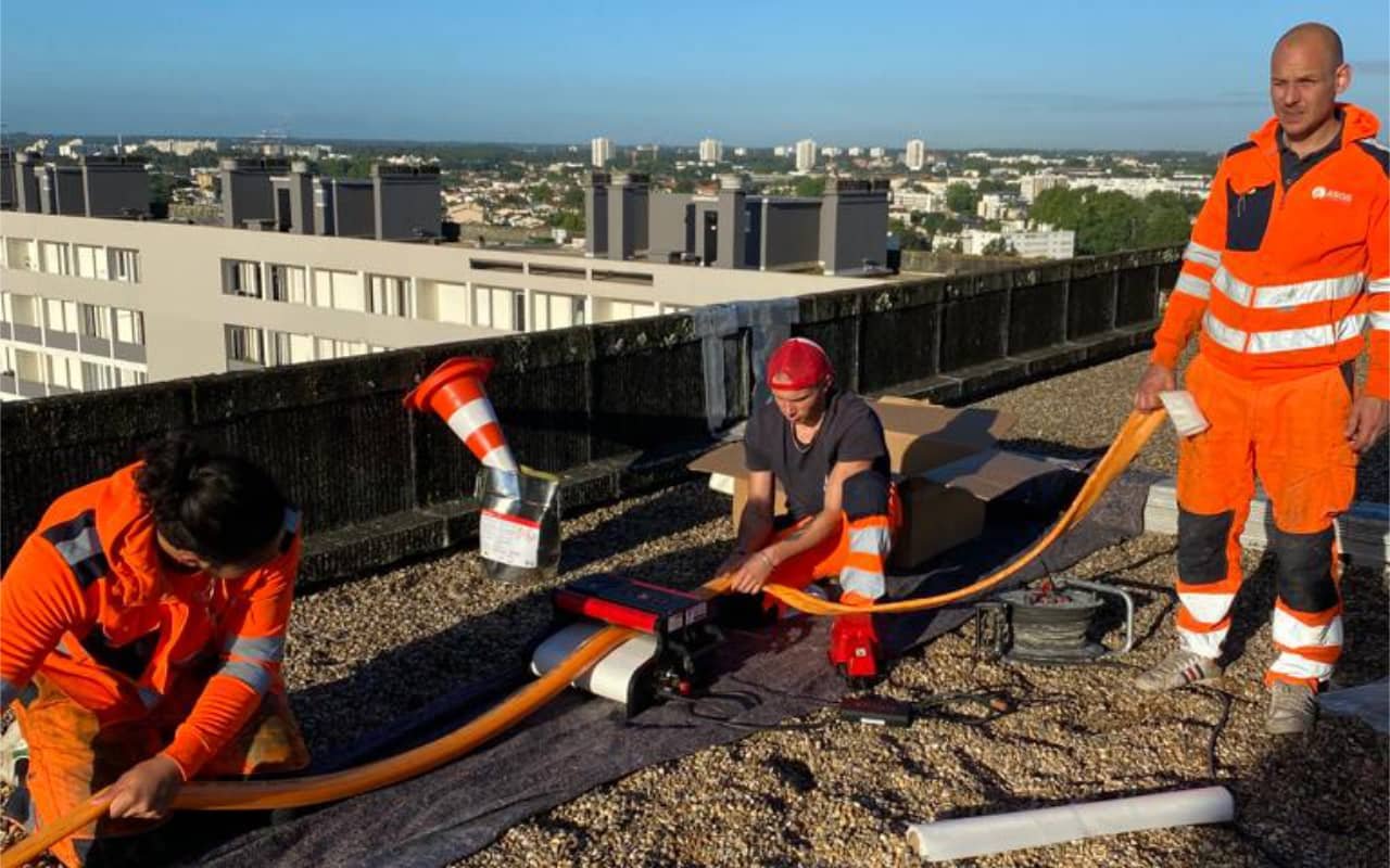 Réhabilitation de 15 colonnes sur des immeubles de 15 étages - 1