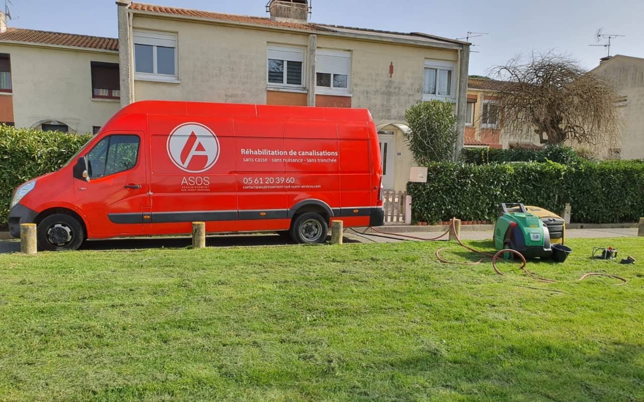 Rénovation d’une canalisation d'eaux usées de 10ML d'une maison individuelle