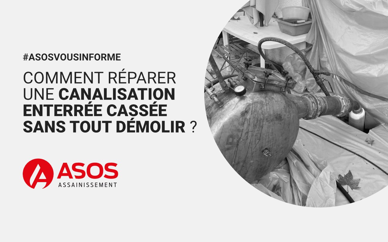 Comment réparer une canalisation enterrée cassée sans tout démolir ?